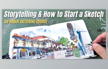 Download Urban Sketching: Storytelling and How to <span class='badge badge-warning'>Start</span> a Sketch