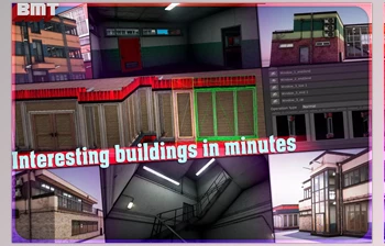 Download Unity asset - BMT Building Maker <span class='badge badge-warning'>Toolset</span> v1.07b