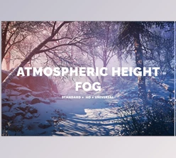 Download Unity asset - Atmospheric Height Fog Optimized Fog for Consoles Mobile and VR v3.1.2