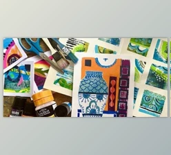 Download The Gouache Files: How to combine gouache painting with collage in a pattern inspired artwork