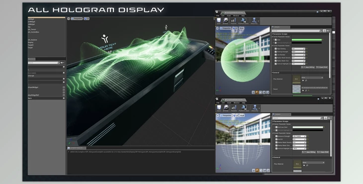 Download Unreal engine - Hologram Display Pack v4.27