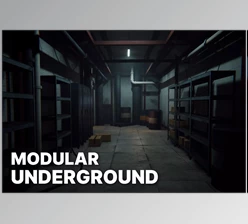 Download Unity Asset - Modular Underground - Horror FPS Environment v1.0