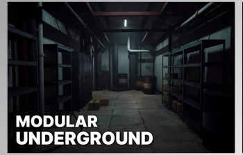 Download Unity Asset - Modular Underground - Horror <span class='badge badge-warning'>FPS</span> Environment v1.0