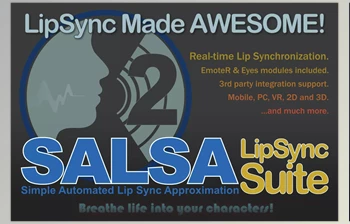 Download Unity Asset - SALSA <span class='badge badge-warning'>LipSync</span> Suite v2.5.5