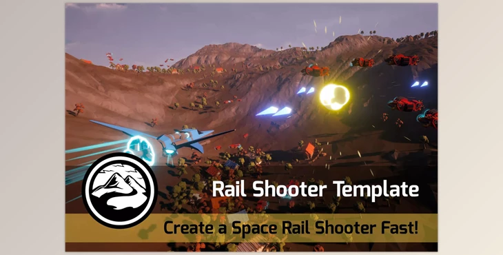 Download Unity Asset - Rail Shooter - Game Template v1.01