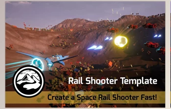 Download Unity Asset - Rail Shooter - <span class='badge badge-warning'>Game</span> Template v1.01