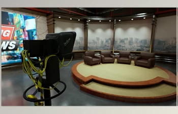 Download Unreal engine - News <span class='badge badge-warning'>Studio</span> - Environment for VR, News Reports or Backdrops v5.0