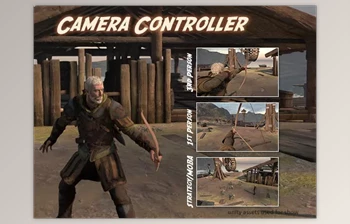 Download Unity Asset - <span class='badge badge-warning'>Camera</span> Controller v3.349
