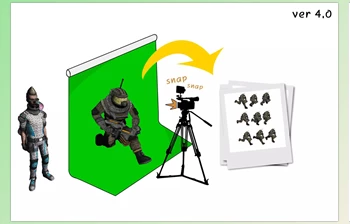 Download Unity Asset - <span class='badge badge-warning'>Animation</span> Baking Studio (3D to <span class='badge badge-warning'>2D</span>) v4.0.1