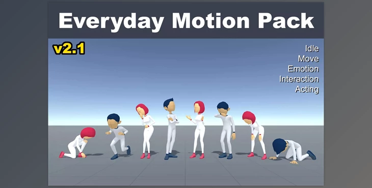 Download Unity Asset - Everyday Motion Pack v2.1