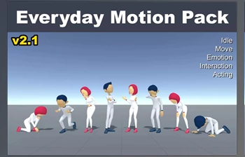Download Unity Asset - Everyday Motion <span class='badge badge-warning'>Pack</span> v2.1
