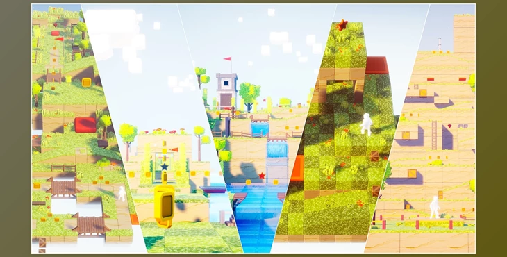 Download Unreal engine - PLATFORMER - Stylized Cube World Vol.1 v5.0