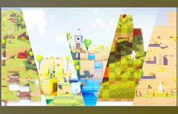 Download Unreal engine - PLATFORMER - Stylized <span class='badge badge-warning'>Cube</span> World Vol.1 v5.0