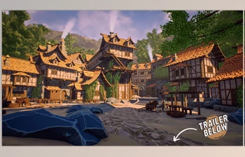 Download Unreal Engine - Modular <span class='badge badge-warning'>Medieval</span> Town - Village - <span class='badge badge-warning'>Medieval</span> Village (Interiors Included)