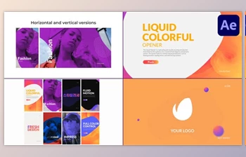 Download Liquid Colorful Opener for <span class='badge badge-warning'>After</span> <span class='badge badge-warning'>Effects</span> (Videohive 51268300) - AE Project