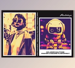 Download Solarize Halftone Photo Square and Poster Effect - TQZJP7A