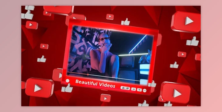 Download 3d Youtube Intro (Videohive 51172244) - AE Project