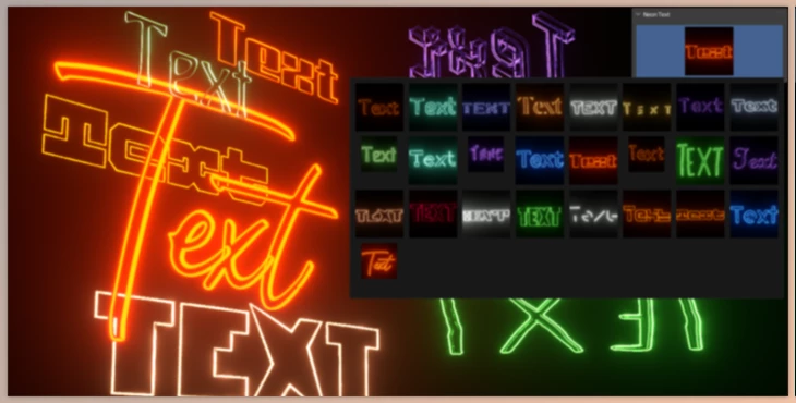 Download Blender Market - Neon Text Addon 1.0