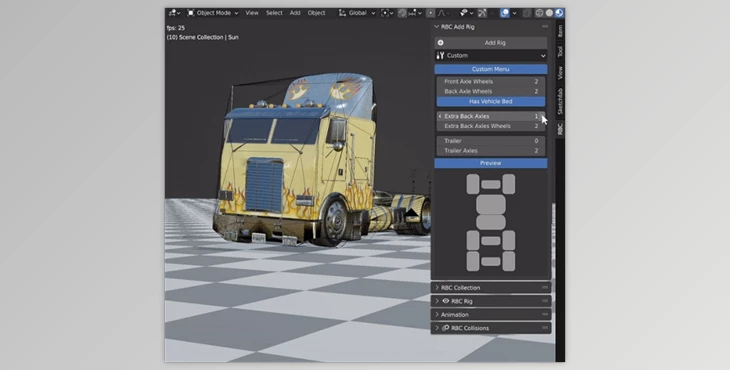 Download Rbc | A Physics-Based Vehicle Rigging Addon 1.3.3