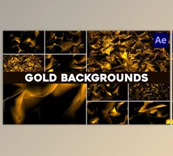 Download Gold Backgrounds for After Effects (Videohive 51311113) - AE Project