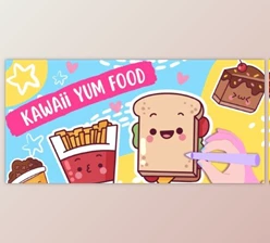 Download Foodie Fiesta: How to Draw Cute Kawaii Yummy Food | Procreate