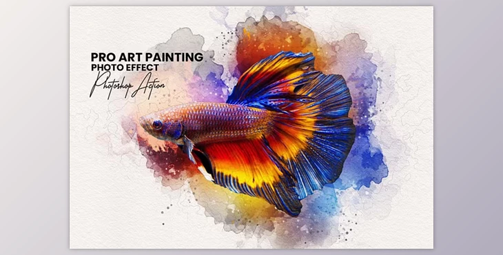 Download Pro Art Painting Photoshop Action - 92351477
