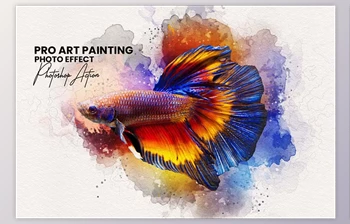Download <span class='badge badge-warning'>Pro</span> Art Painting Photoshop Action - 92351477