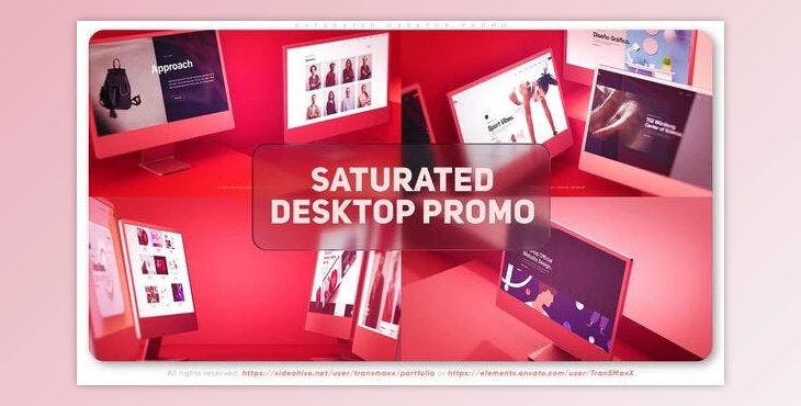 Download Saturated Desktop Promo (Videohive 51162442) - AE Project