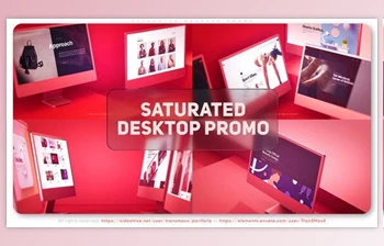 Download <span class='badge badge-warning'>Saturated</span> Desktop Promo (Videohive 51162442) - AE Project