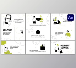 Download Delivery Service Explaner for After Effects (Videohive 51075707) - AE Project