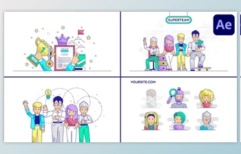 Download HR And Team Explainers for <span class='badge badge-warning'>After</span> <span class='badge badge-warning'>Effects</span> (Videohive 51075771) - AE Project