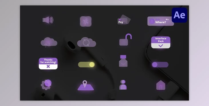 Download Interface Pack for After Effects (Videohive 51158610) - AE Project