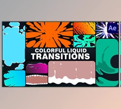 Download Colorful Liquid Transitions for After Effects (Videohive 51137551) - AE Project