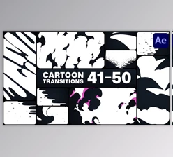 Download Cartoon Transitions for After Effects (Videohive 51158658) - AE Project