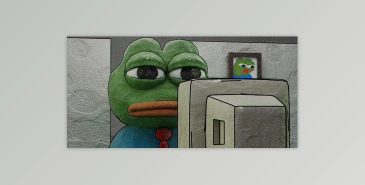 Download Create Dope 3D Clay Illustration of Pepe in Blender 4.0