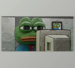 Download Create Dope 3D Clay Illustration of Pepe in Blender 4.0