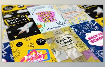 Download Back2School Doodles Vertical <span class='badge badge-warning'>Creativity</span> (Videohive 50962539) - AE Project