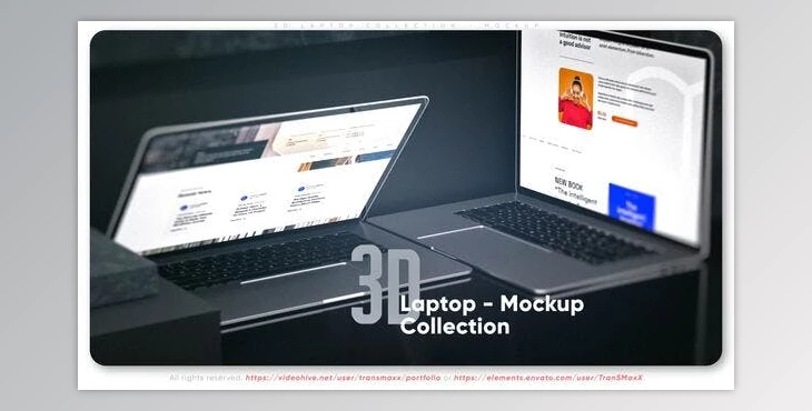 Download 3d Laptop Collection - Mockup (Videohive 51249241) - AE Project
