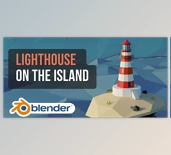 Download Create A Lighthouse on The Island in Blender 3D