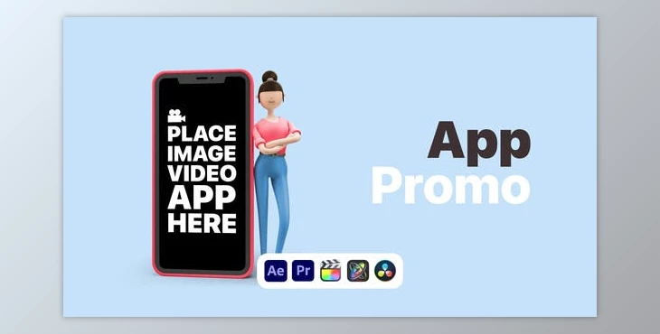 Download Explainer Girl App Promo (Videohive 50622834) - AE Project