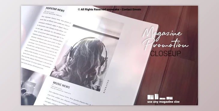 Download Magazine Promotion - Closeup (Videohive 50314110) - AE Project
