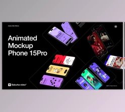 Download Animated Mockup | Phone 15Pro (Videohive 50280708) - AE Project