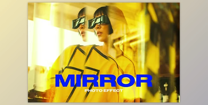 Download Distorting Mirror Photo Effect - 92136732