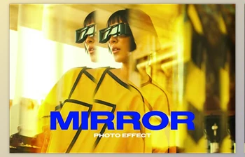 Download Distorting <span class='badge badge-warning'>Mirror</span> Photo Effect - 92136732