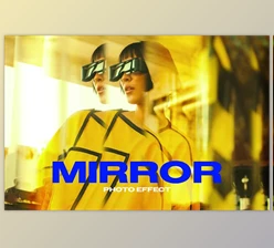 Download Distorting Mirror Photo Effect - 92136732