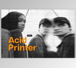 Download Distorted Printer Photo Effect - 92083239