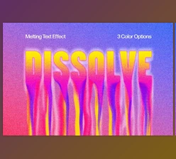 Download Bright Melting Text Effect - 92074732
