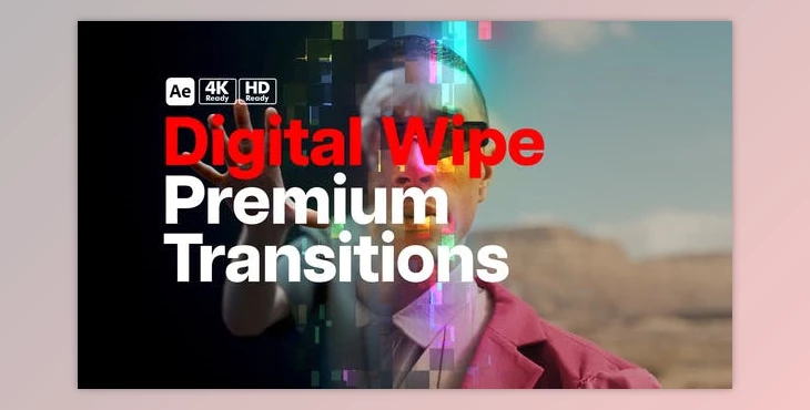 Download Premium Transitions Digital Wipe (Videohive 51525571) - AE Project