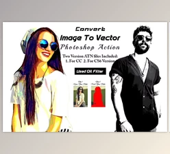 Download Convert Image To Vector Ps Action - 92092325