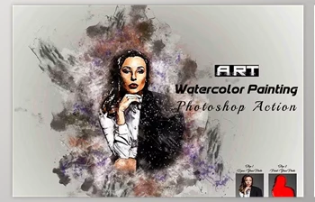 Download Art <span class='badge badge-warning'>Watercolor</span> <span class='badge badge-warning'>Painting</span> Ps Action - 92063763